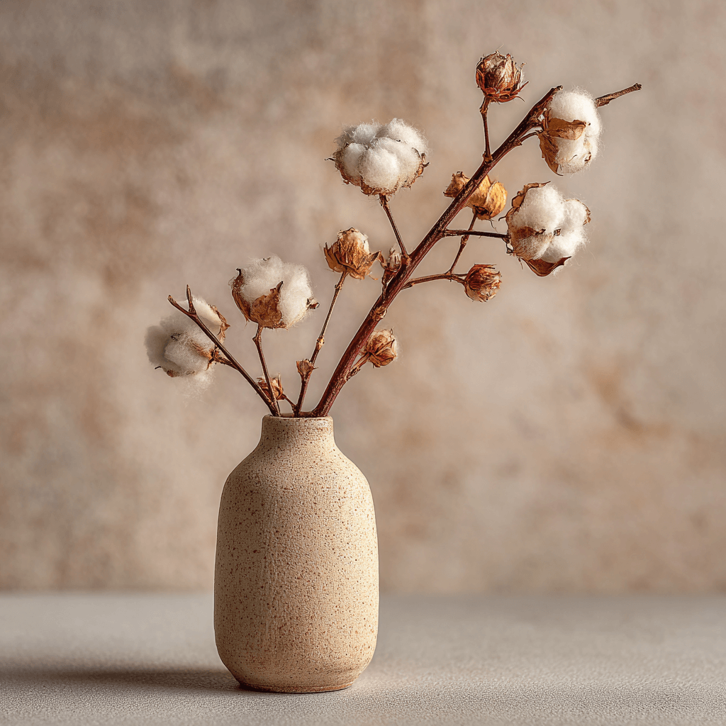 Cotton stalks — organic botanicals sourced directly from growers