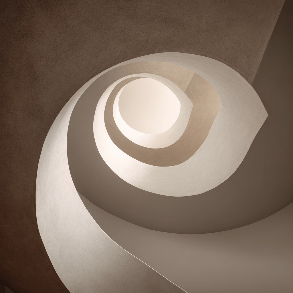 Shell spiral — architecture abstract form